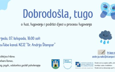 Tribina za roditelje „Dobrodošla, tugo“